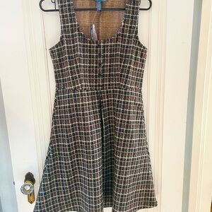 Modcloth Multicolor Plaid Mini Dress